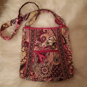 Vera Bradley Crossbody Floral Pink Purple